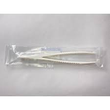 Пинцет стерильный, АБС-пластик, длина 12,4 см, 10 шт инд/упак, Aptaca