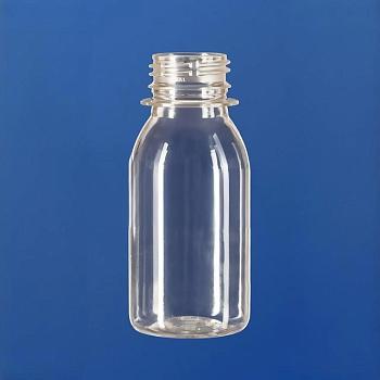 Флакон 75 мл, горло 28/410 мм, ПЭТ, прозрачный, без крышки, 400 шт/упак