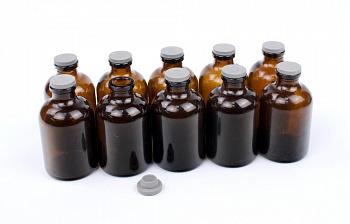 Флакон инъекционный 100 мл, темное стекло, 10 шт/упак