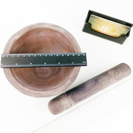 Ступка корундовая с пестиком, диаметр 145 мм