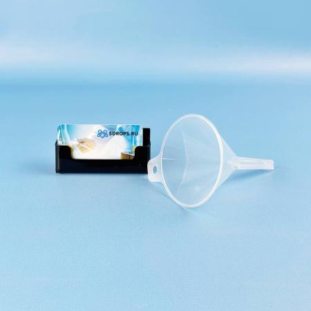 Воронка лабораторная 5drops, диаметр 80 мм, полипропилен