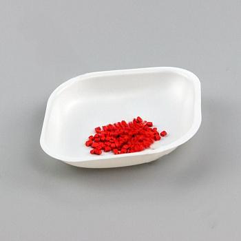 Ёмкость для взвешивания 5 мл, 55х35 мм, белая, ромбовид.,250 шт/упак