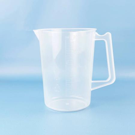 Мензурка (Стакан) с ручкой 5drops-2000, на 2000 мл, полипропилен, градуированная - Под заказ