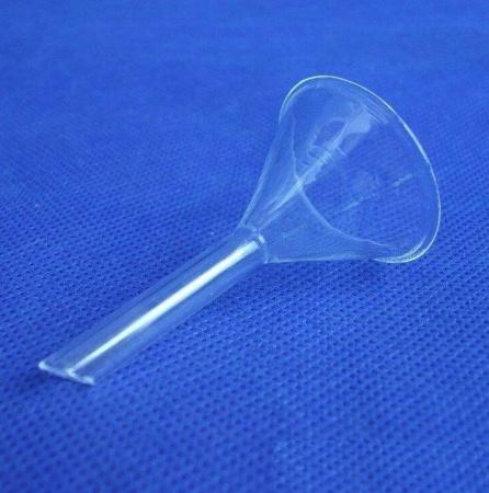 Воронка лабораторная, диаметр 25 мм, стекло, без шлифа