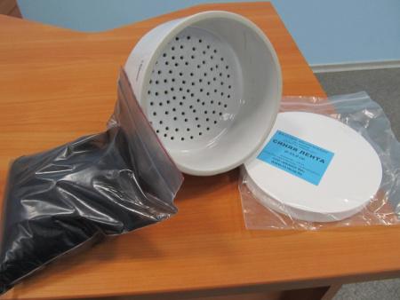 Фильтры обеззоленные "Синяя лента", диаметр 125 мм, 100 шт/упак