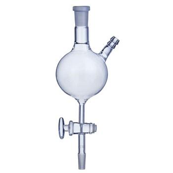 Воронка делительная 100 мл, шарообразная, с оливой, со стеклянным краном, (ГОСТ 1770-74)
