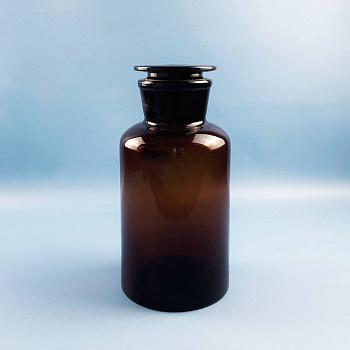 Склянка (штанглас) 5drops, 2500 мл, темное стекло, с притёртой пробкой, широкое горло Склянка (штанглас) 5drops, 2500 мл, темное стекло, с притёртой пробкой, широкое горло