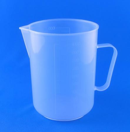 Мензурка (Стакан) с ручкой, 1000 мл, полипропилен - В наличии