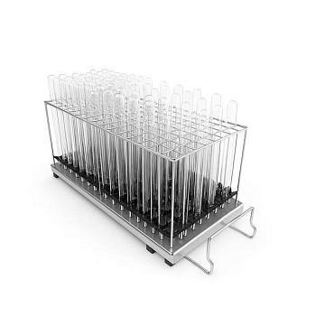 Вставка в лабораторную посудомоечную машину 190х190х490 мм, для пробирок и виал, 119 мест