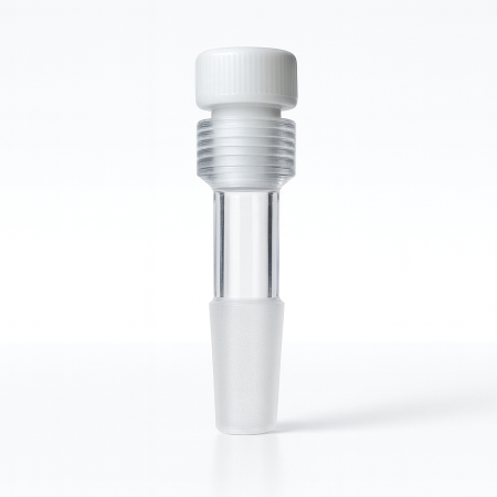 Переход заглушка под термометр PTFE 11мм под шлиф 14/23  - В наличии