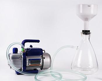 Вакуумная установка для фильтрования 5Drops: "Ручей-1" насос WK, Воронка 150мм, Колба 5 л