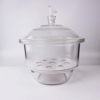 Эксикатор вакуумный 5drops 1-300 мм, 300 мм, с краном, светлое стекло Эксикатор вакуумный 5drops 1-300 мм, 300 мм, с краном, светлое стекло