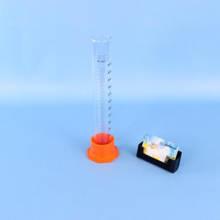 Цилиндр мерный, 3-250-2, 250 мл, с пластиковым основанием, с носиком Цилиндр мерный, 3-250-2, 250 мл, с пластиковым основанием, с носиком