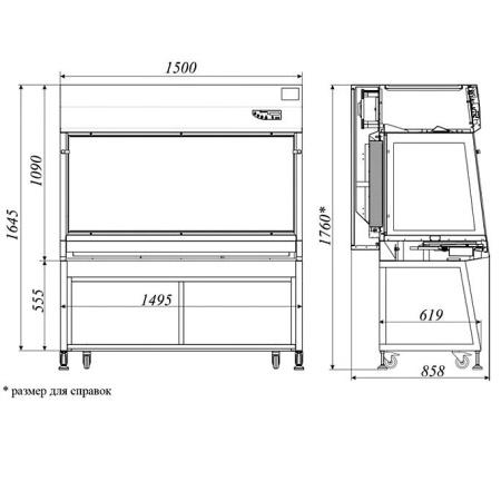 Ламинарный бокс с горизонтальным потоком