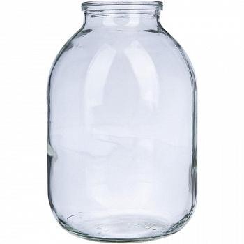Банка стеклянная, 10 литров винная "Белая лоза" с винтовым горлом