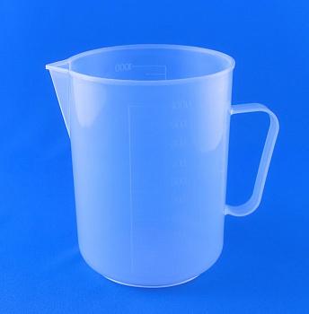 Мензурка (Стакан) с ручкой, 1000 мл, полипропилен Мензурка (Стакан) с ручкой, 1000 мл, полипропилен