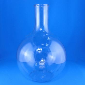 Колба плоскодонная П-2-5000, 5000 мл, без шлифа Колба плоскодонная П-2-5000, 5000 мл, без шлифа