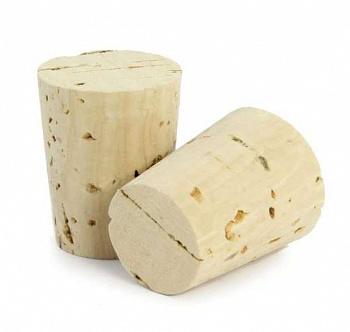 Пробка корковая конусная натуральная 17х20