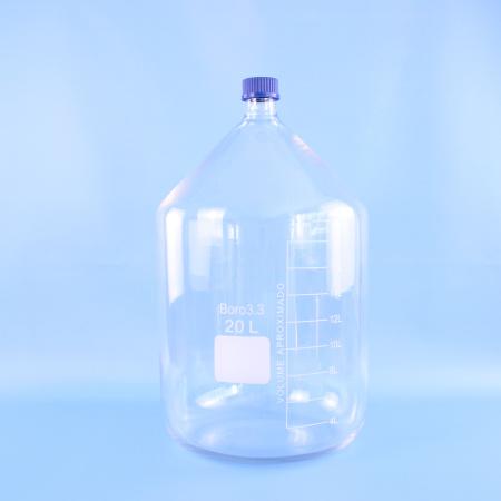 Банка для реактивов, 20000 мл, светлое стекло, градуированная Банка для реактивов, 20000 мл, светлое стекло, градуированная - В наличии