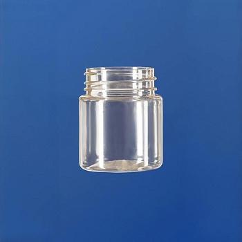 Банка 50 мл, горло 38/415 мм, ПЭТ, прозрачная, без крышки, 700 шт/упак