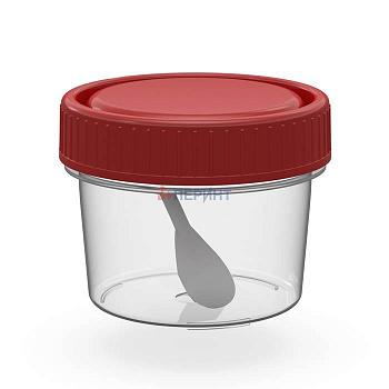 Контейнер для биологического материала 30 мл с завинч. крышкой и ложкой, Н/Cтер.,полипропилен, уп.500 шт,Перинт Контейнер для биологического материала 30 мл с завинч. крышкой и ложкой, Н/Cтер.,полипропилен, уп.500 шт,Перинт