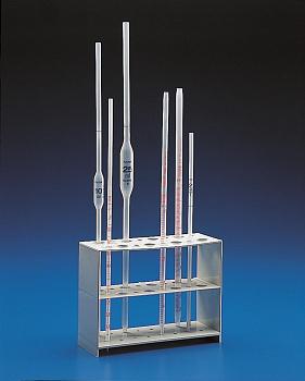 Штатив для пипеток диам., 8/16 мм, 16 гнезд, п/п, вертикальный