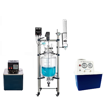 Комплект: Реактор 10 л с жидкостным термостатом CY-10, 0-300 ℃ и насос "5Drops 3A" Комплект: Реактор 10 л с жидкостным термостатом CY-10, 0-300 ℃ и насос "5Drops 3A"