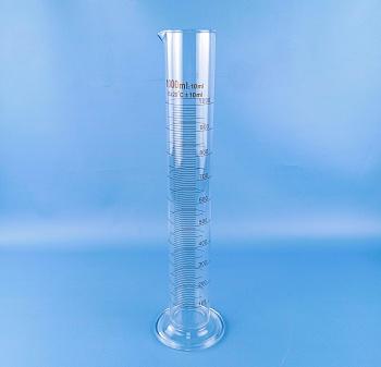 Цилиндр мерный 5drops 1-1000-2, 1000 мл, стекло Boro 3.3, со стеклянным основанием, с носиком, градуированный