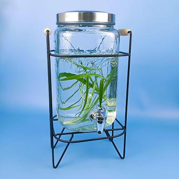 Комплект: Лимонадница с Подставкой 4,7 литра "Mr. Lemon" с градуировкой Комплект: Лимонадница с Подставкой 4,7 литра "Mr. Lemon" с градуировкой