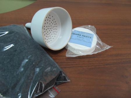 Фильтры обеззоленные "Синяя лента", диаметр 110 мм, 100 шт/упак