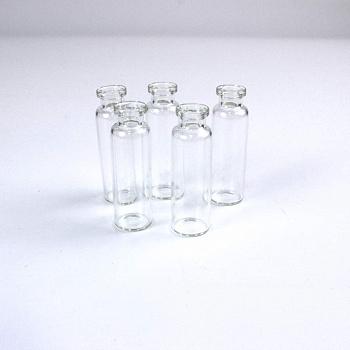 Флакон инъекционный 6 мл, светлое боросиликатное стекло, гладкое горло G13, без пробки, 2000 шт/упак Флакон инъекционный 6 мл, светлое боросиликатное стекло, гладкое горло G13, без пробки, 2000 шт/упак