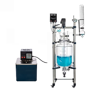 Комплект: Реактор 10 л с жидкостным термостатом CY-10, 0-300 ℃ Комплект: Реактор 10 л с жидкостным термостатом CY-10, 0-300 ℃