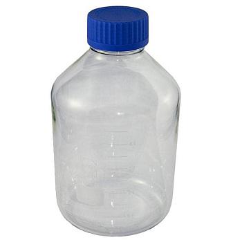 Банка для реактивов 10 000 мл, стекло Boro 3.3, светлое стекло, широкое горло GL80, с винтовой крышкой, градуированная Банка для реактивов 10 000 мл, стекло Boro 3.3, светлое стекло, широкое горло GL80, с винтовой крышкой, градуированная