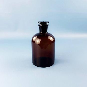 Склянка (штанглас) 5drops, 1000 мл, темное стекло, с притёртой пробкой, узкое горло