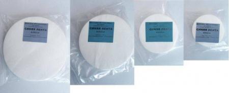 Фильтры обеззоленные "Синяя лента", диаметр 110 мм, 100 шт/упак