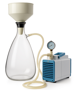 Вакуумная установка для фильтрования "Торнадо" 300 на 10л, с контролем вакуума