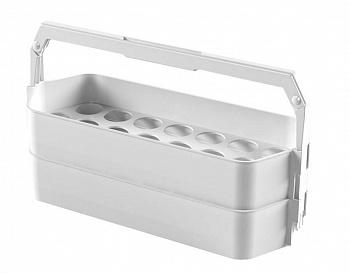 Штатив переносной, под контейнеры для анализов, 44 места, полимерный Штатив переносной, под контейнеры для анализов, 44 места, полимерный