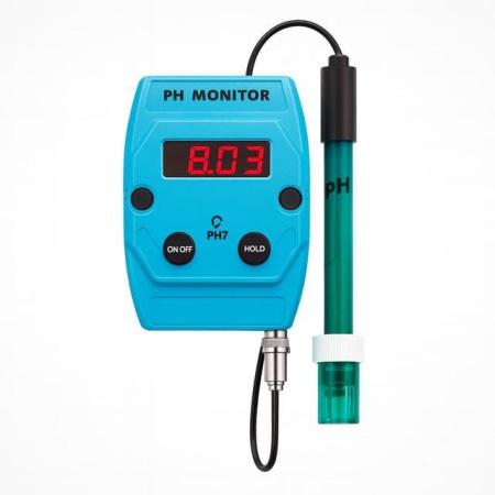 Электронный pH-метр KL-025N, pH 0-14, влагозащищенный, настенный - В наличии