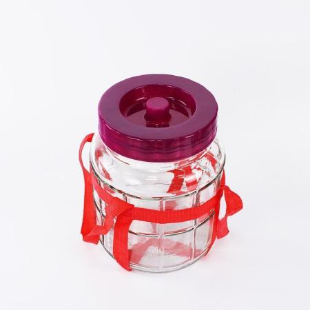 Банка (бутыль) стеклянная объёмом 5 литров с гидрозатвором