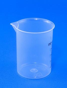Стакан лабораторный, 50 мл, полипропилен, градуированный Стакан лабораторный, 50 мл, полипропилен, градуированный