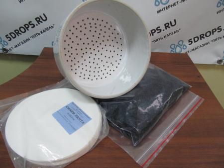 Фильтры обеззоленные "Синяя лента", диаметр 110 мм, 100 шт/упак