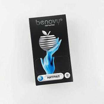 Нитриловые перчатки, размер S, нестерильные, текстурированные на пальцах, 50 пар/упак Нитриловые перчатки, размер S, нестерильные, текстурированные на пальцах, 50 пар/упак