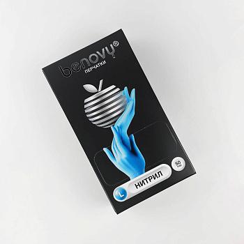 Нитриловые перчатки, размер L, нестерильные, текстурированные на пальцах, 50 пар/упак Нитриловые перчатки, размер L, нестерильные, текстурированные на пальцах, 50 пар/упак