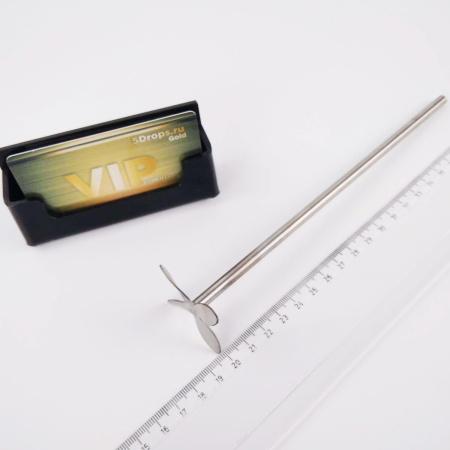 Мешальник для верхнеприводных мешалок, 4 лопасти, нержавеющая сталь, 190 мм