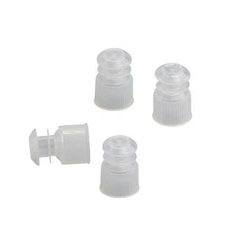 Пробки для пробирок диаметром 13 мм, пэт, бесцветные, 1000 шт/упак