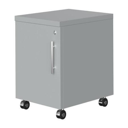 Тумба подкатная 400х505х595 мм, металл, низкая, с лев., дверью - Под заказ