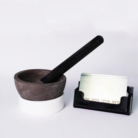 Ступка корундовая с пестиком, диаметр 85 мм