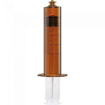 Шприц 3-х компонентный, 50 мл, с Луер-Лок (Luer Lock) креплением, без иглы, светозащитный, 50 шт/упак SF