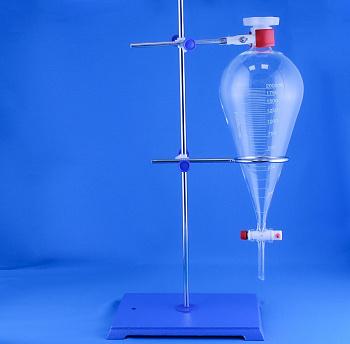 Воронка делительная грушевидная 5drops ВД-3-2000, 2000 мл, с фторопластовым краном