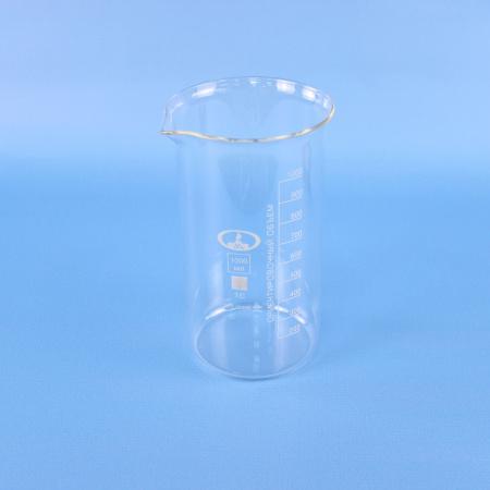 Стакан лабораторный высокий В-1-1000, 1000 мл, градуированный